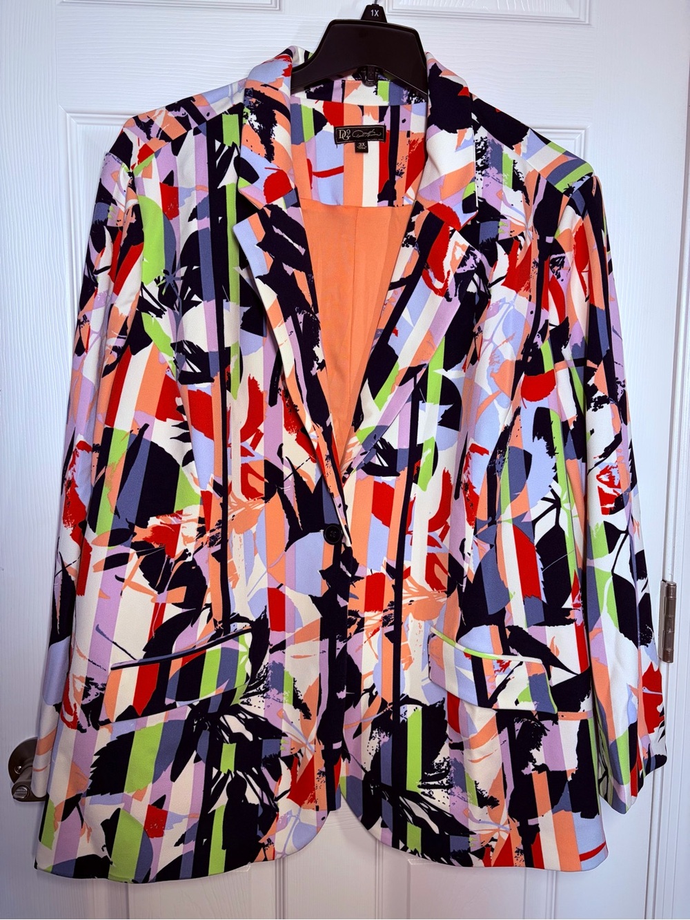 DG2 by Diane Gilman Abstract Blazer
